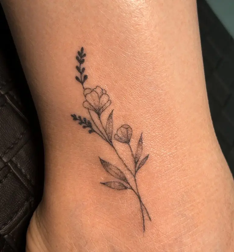 a close up of a tattoo on a wrist